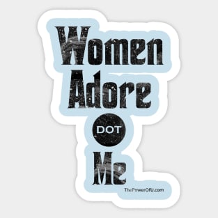 WomenAdore dot Me Sticker
